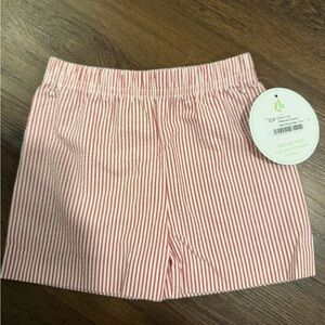 Pink Striped Kids Shorts